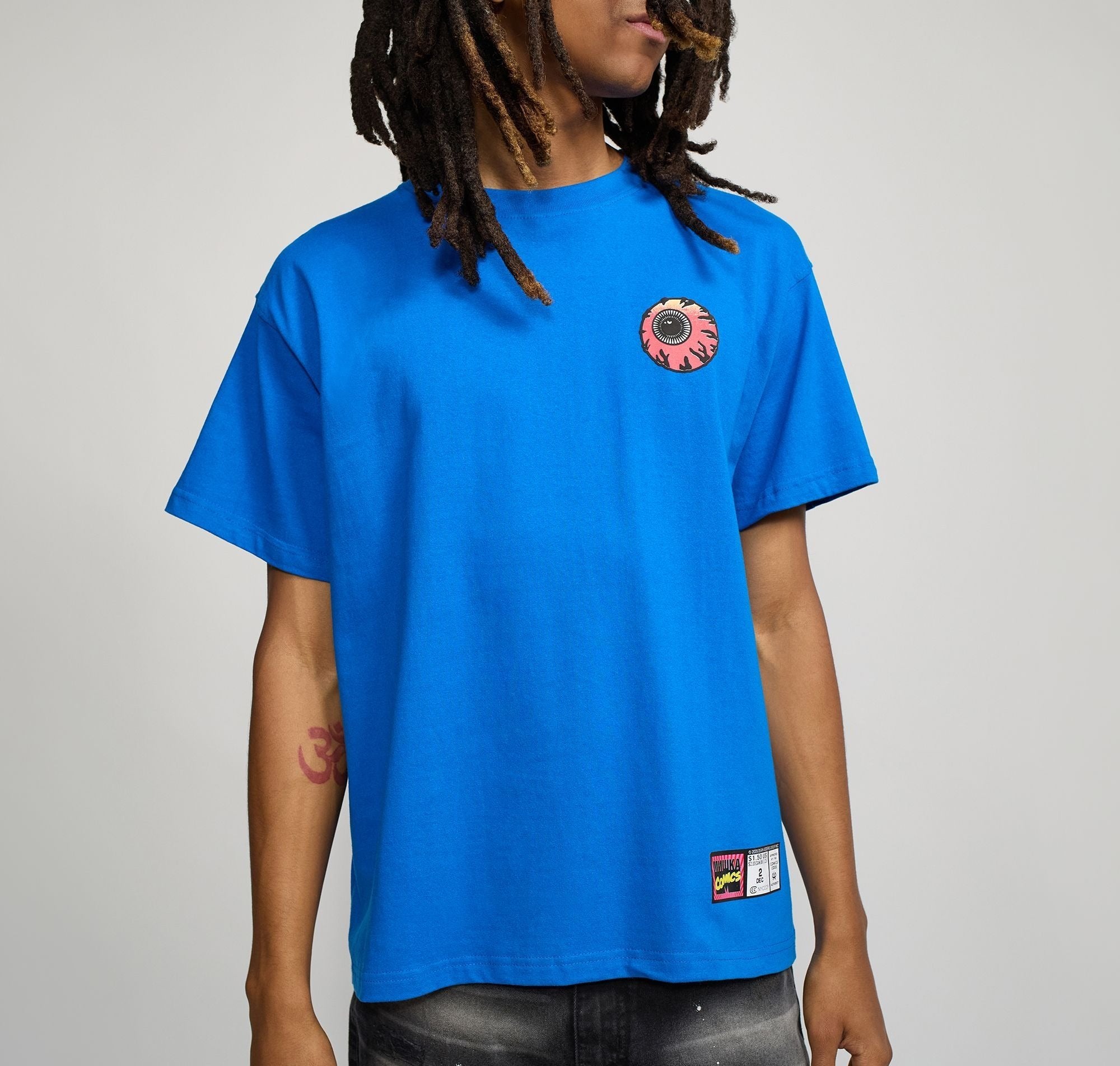 Mishka Keep Watch Short Sleeve Tee - Blue