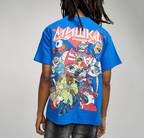 Mishka Keep Watch Short Sleeve Tee - Blue