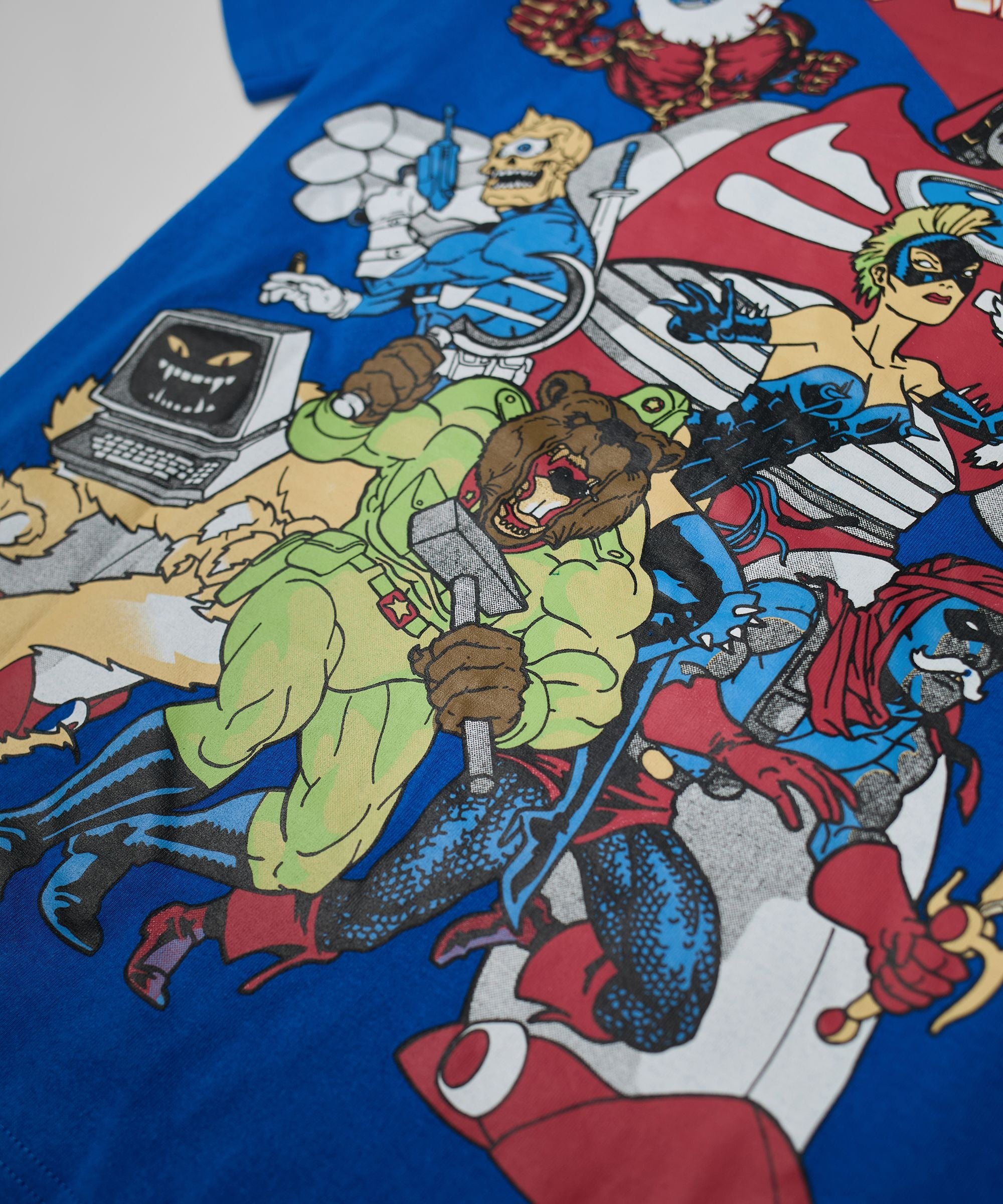 Mishka Keep Watch Short Sleeve Tee - Blue