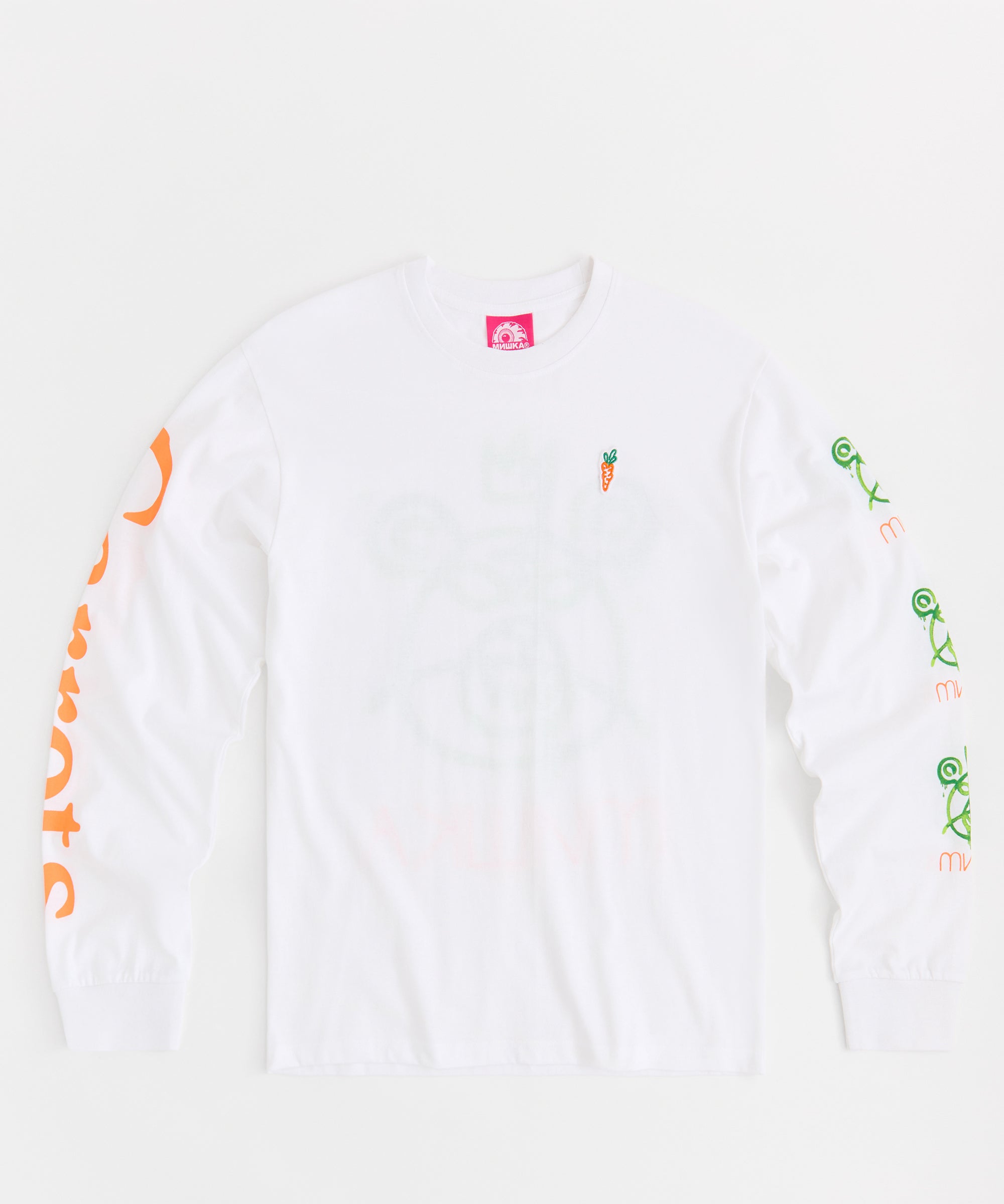 Carrots Long Sleeve Tee - White