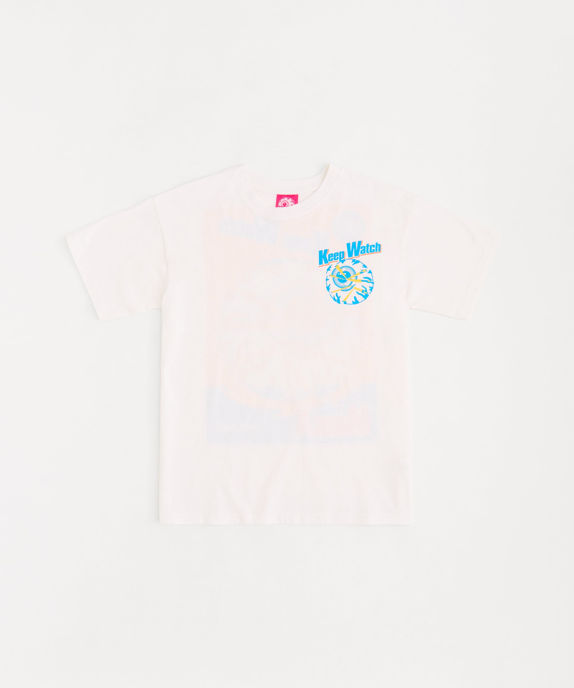 Mishka Front Graphic Print Tee - White