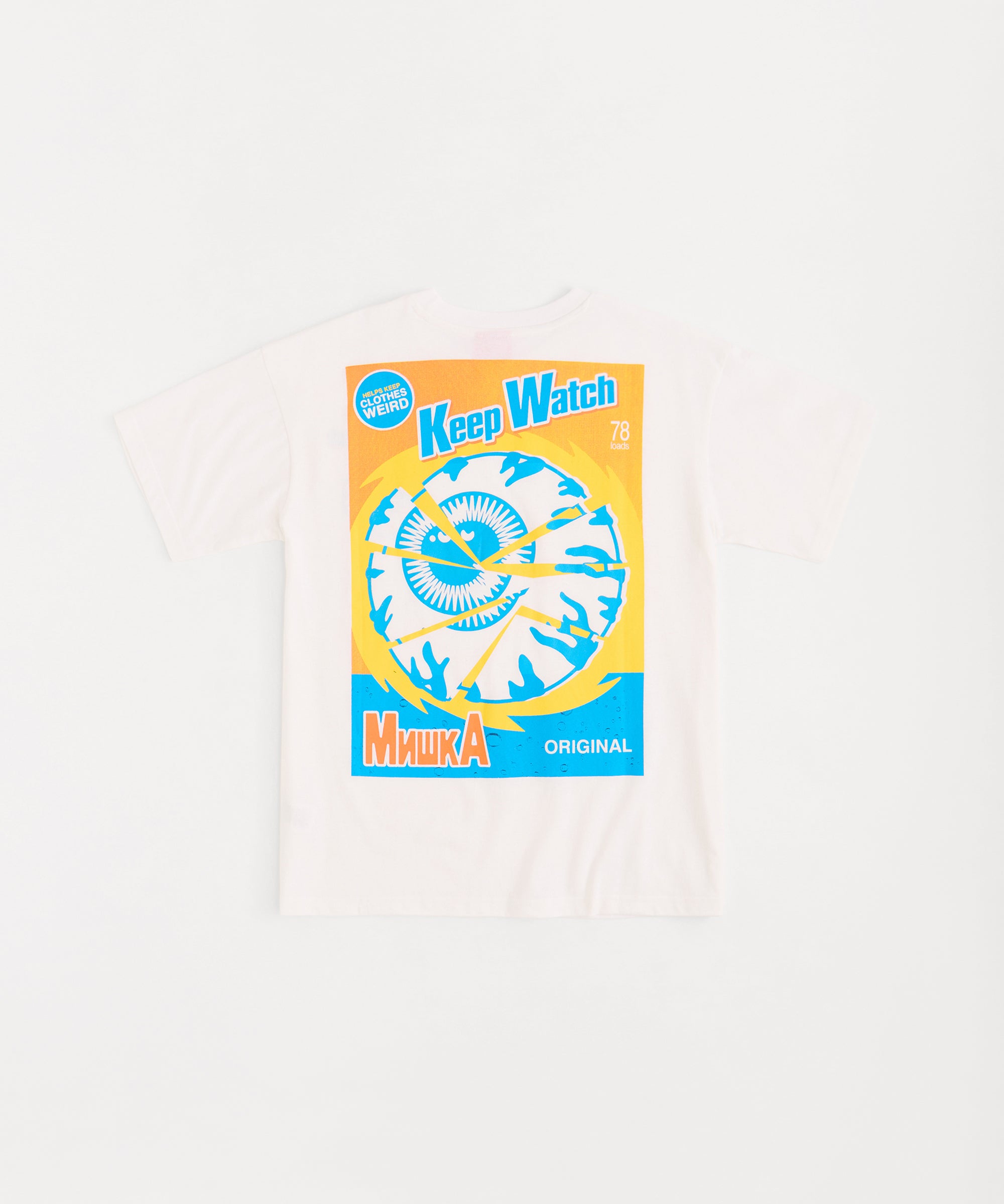 Mishka Front Graphic Print Tee - White