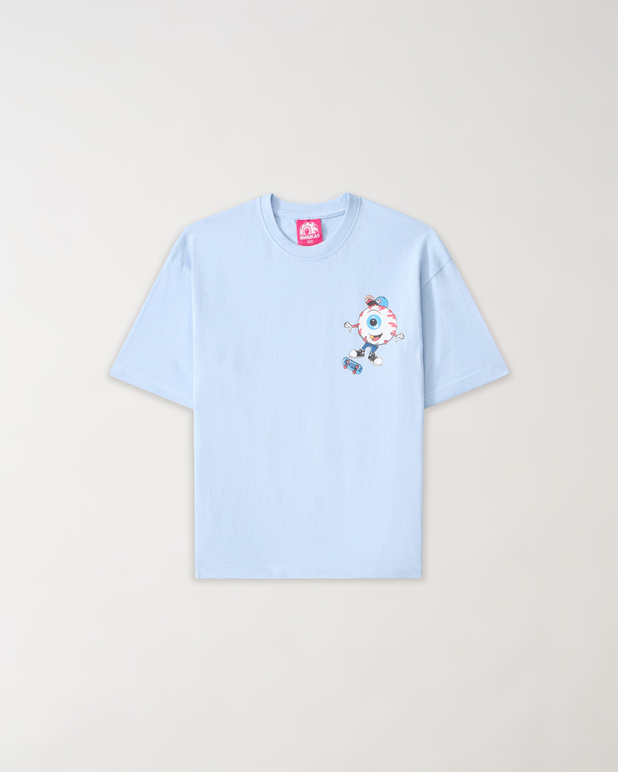 Mishka Graphic Print Tee - Light Blue