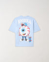 Mishka Graphic Print Tee - Light Blue