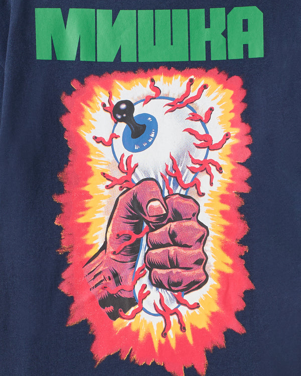 Mishka Graphic Print Tee - Navy