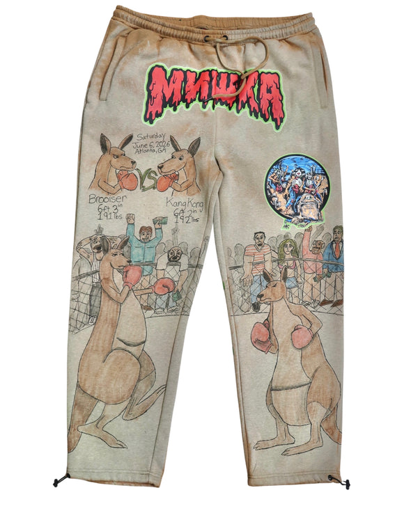 Mishka NYC 1/1 Hand-Drawn Custom Sweatpants by about3megawatts – 1