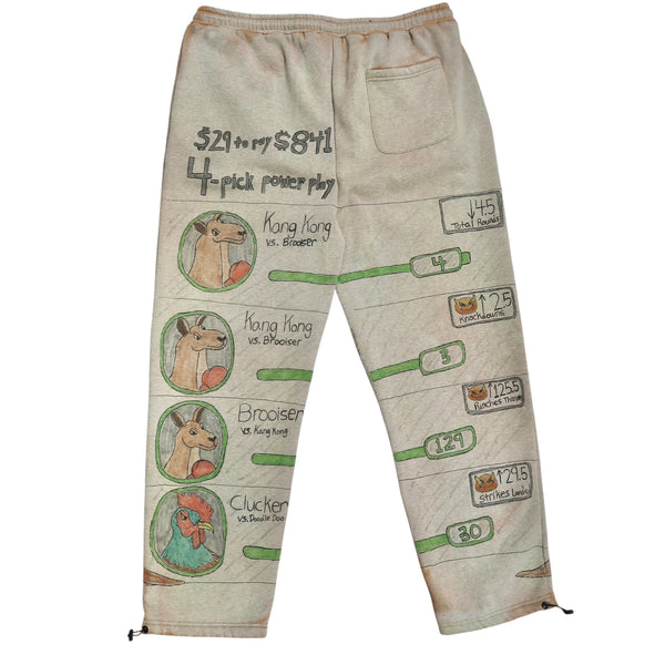 Mishka NYC 1/1 Hand-Drawn Custom Sweatpants by about3megawatts – 1