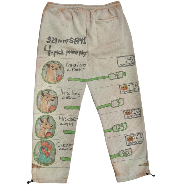 Mishka NYC 1/1 Hand-Drawn Custom Sweatpants by about3megawatts – 1