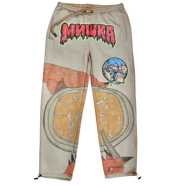 Mishka NYC 1/1 Hand-Drawn Custom Sweatpants by about3megawatts – 2