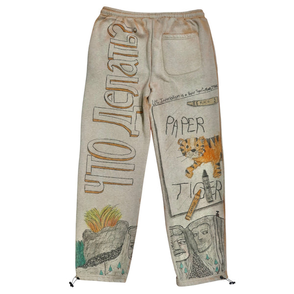 Mishka NYC 1/1 Hand-Drawn Custom Sweatpants by about3megawatts – 2