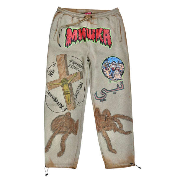 Mishka NYC 1/1 Hand-Drawn Custom Sweatpants by about3megawatts – 3