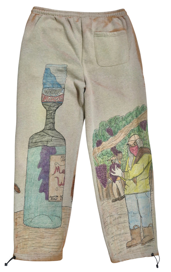 Mishka NYC 1/1 Hand-Drawn Custom Sweatpants by about3megawatts – 3