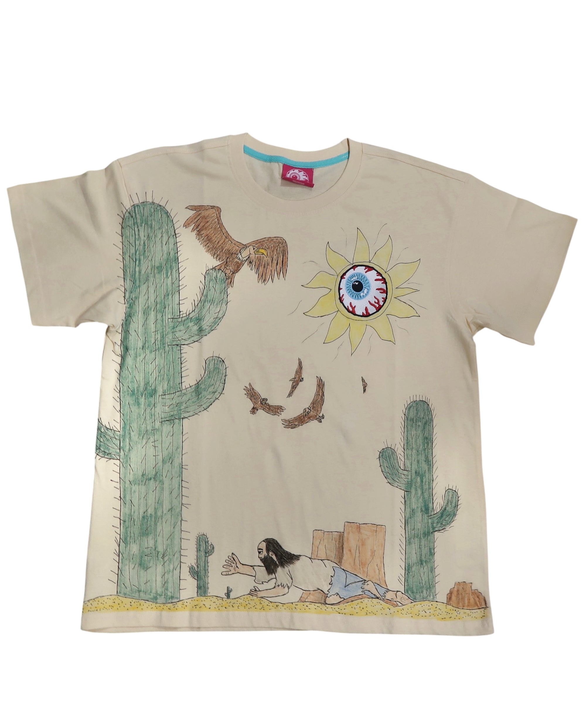 Mishka NYC 1/1 Hand-Drawn Custom T-Shirt by about3megawatts – 4
