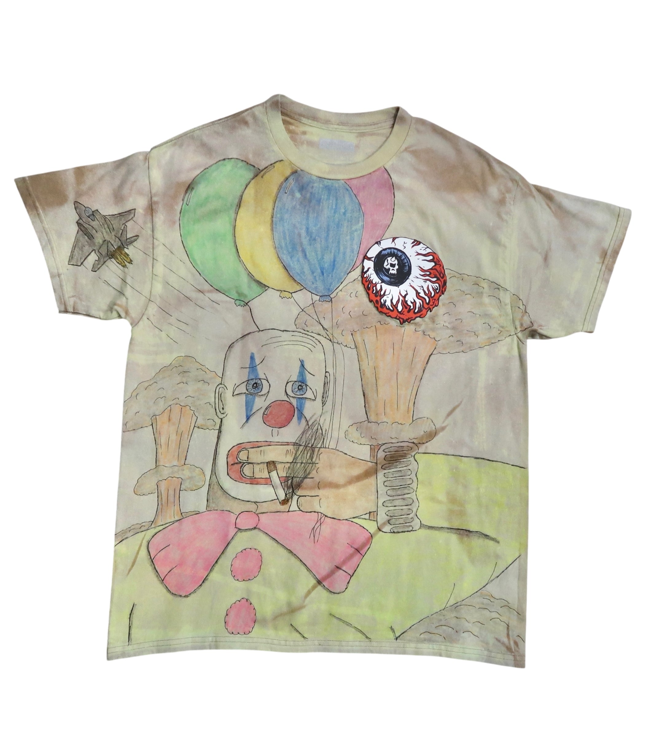 Mishka NYC 1/1 Hand-Drawn Custom T-Shirt by about3megawatts-3