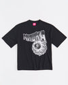 Mishka Graphic Print Heavy Weight Boxy Fit Short Sleeve Tee - Black