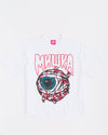 Mishka Graphic Print Heavy Weight Boxy Fit Short Sleeve Tee - White