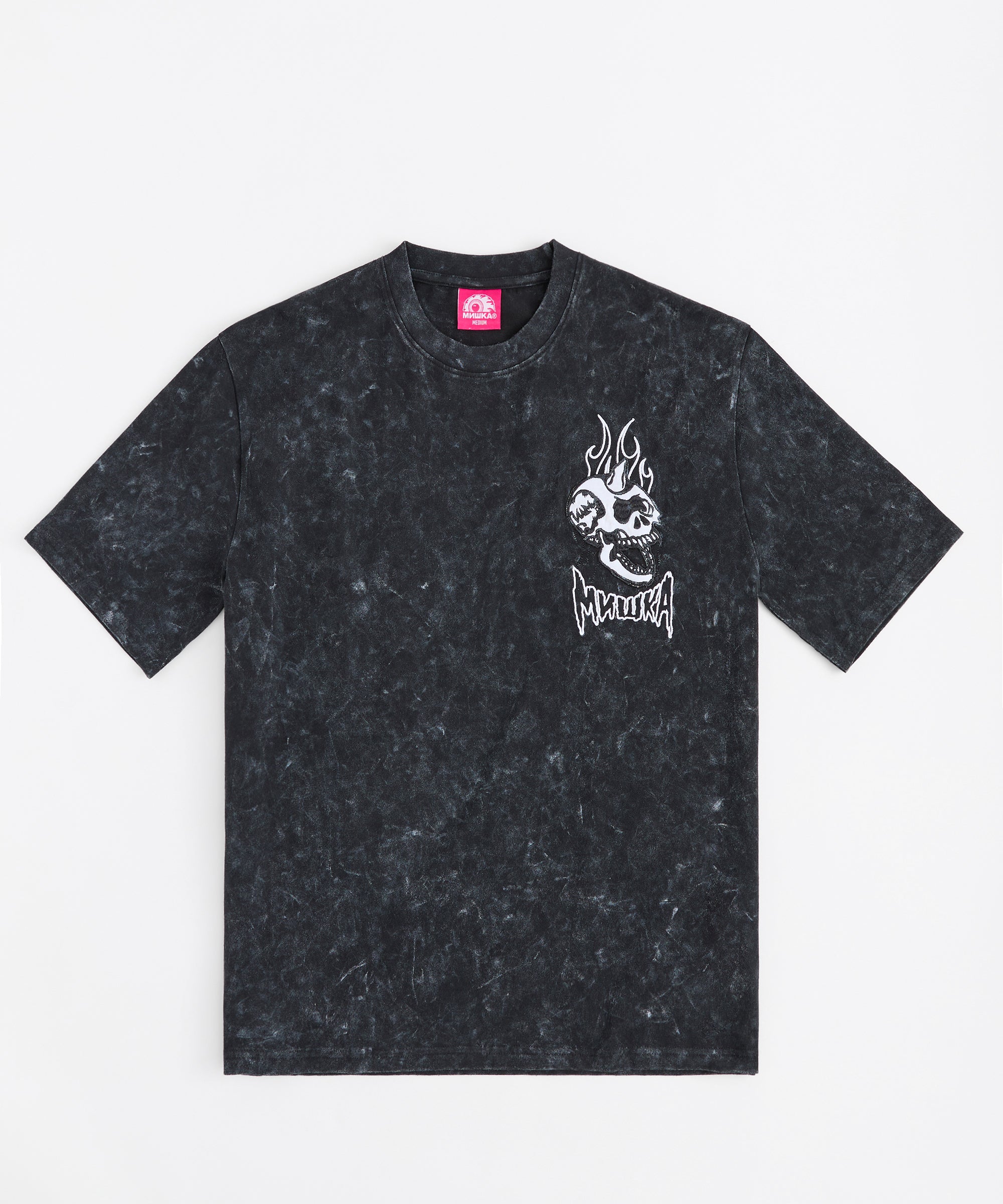 Mishka Oversized Graphic Short Sleeve Tee - Black