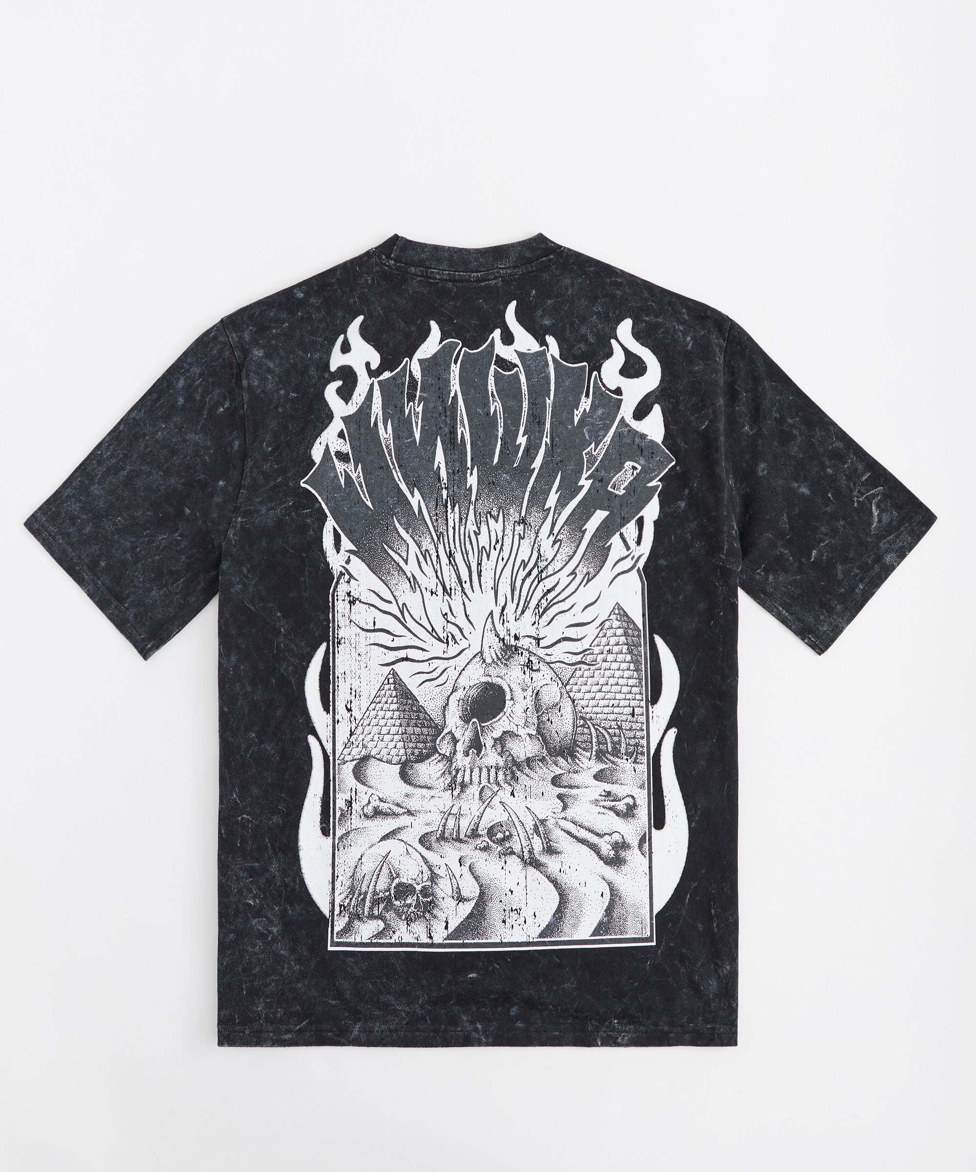 Mishka Oversized Graphic Short Sleeve Tee - Black