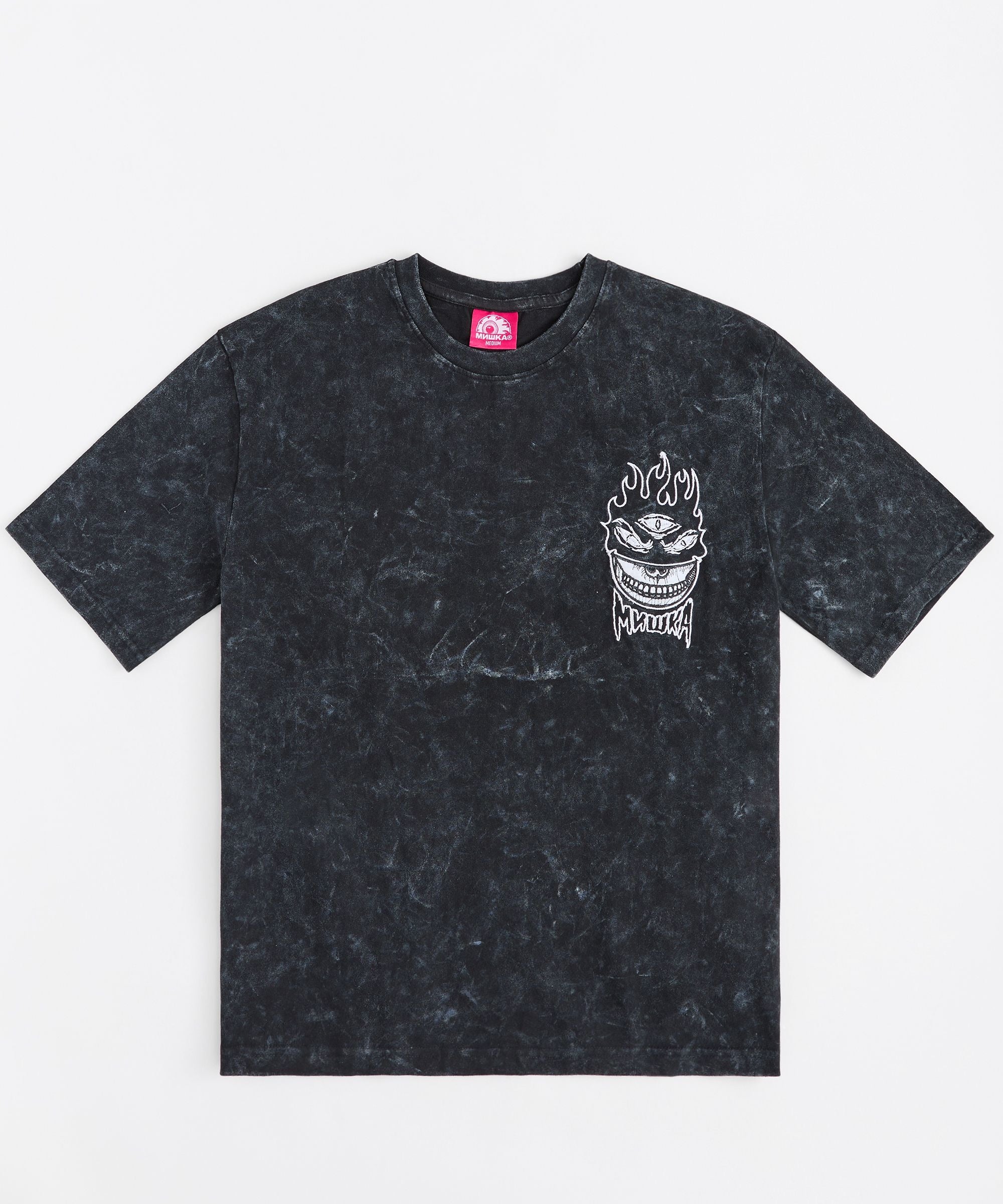 Mishka Destroy Embroidered Short Sleeve Tee - Black