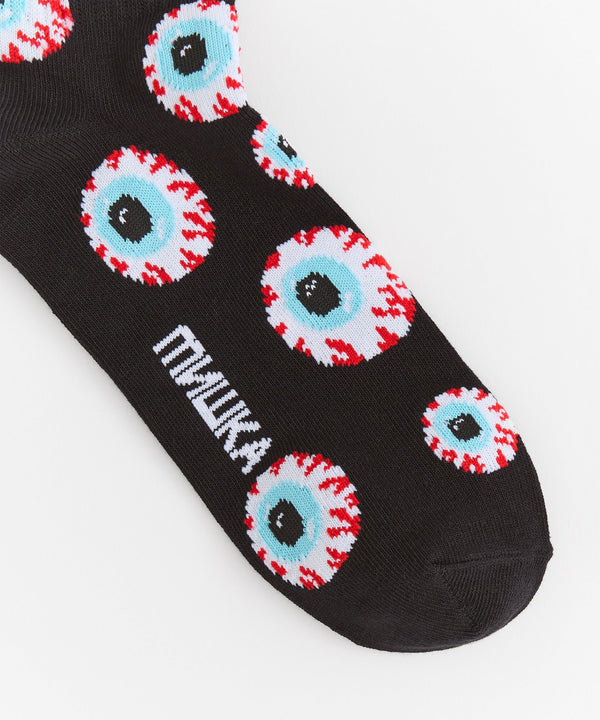 Mishka Knit Socks - Black