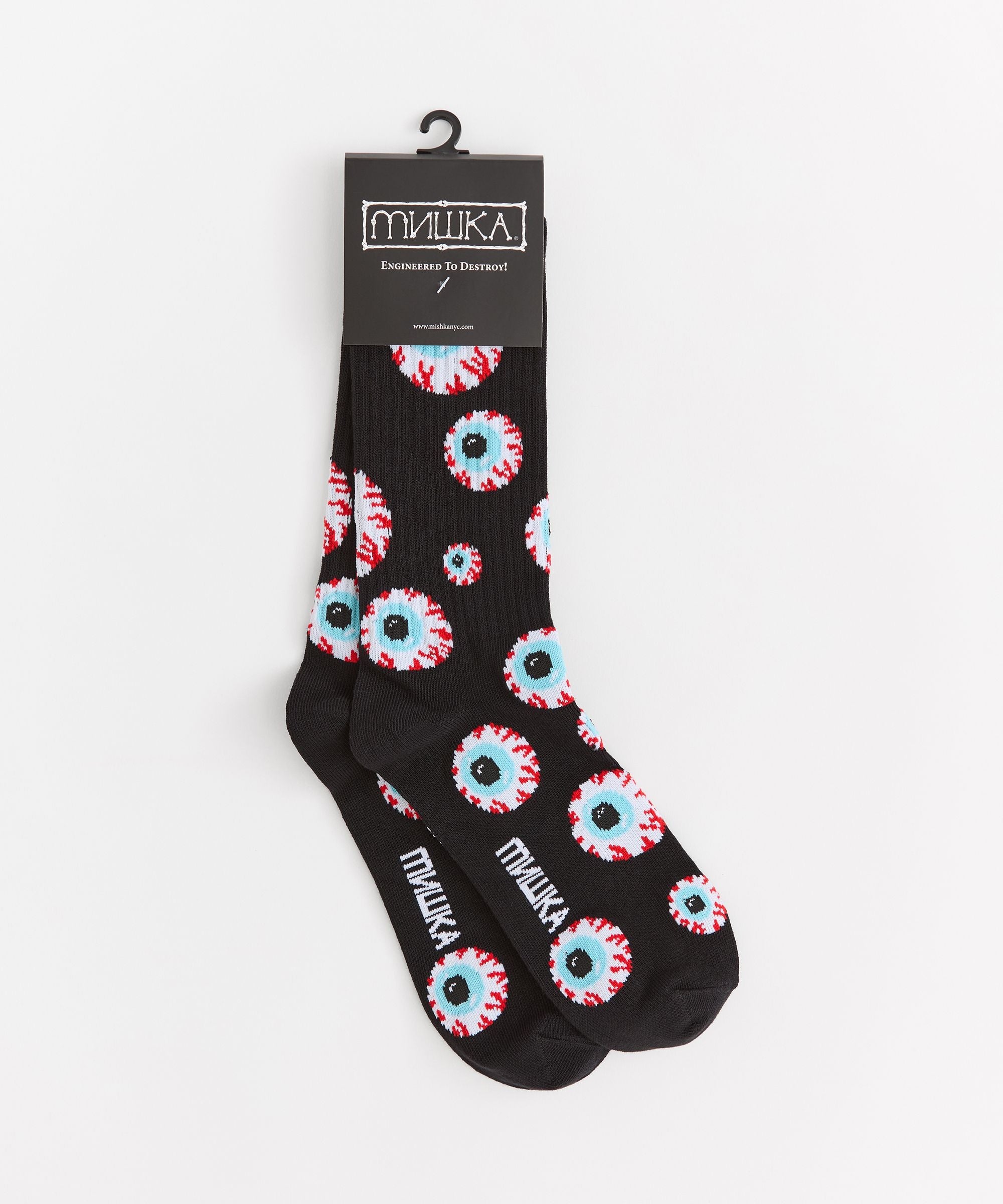 Mishka Knit Socks - Black