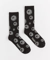 Mishka Knit Socks - Black and Grey