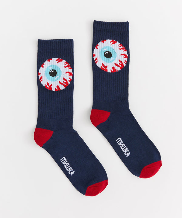 Mishka Logo Socks - Black and Red