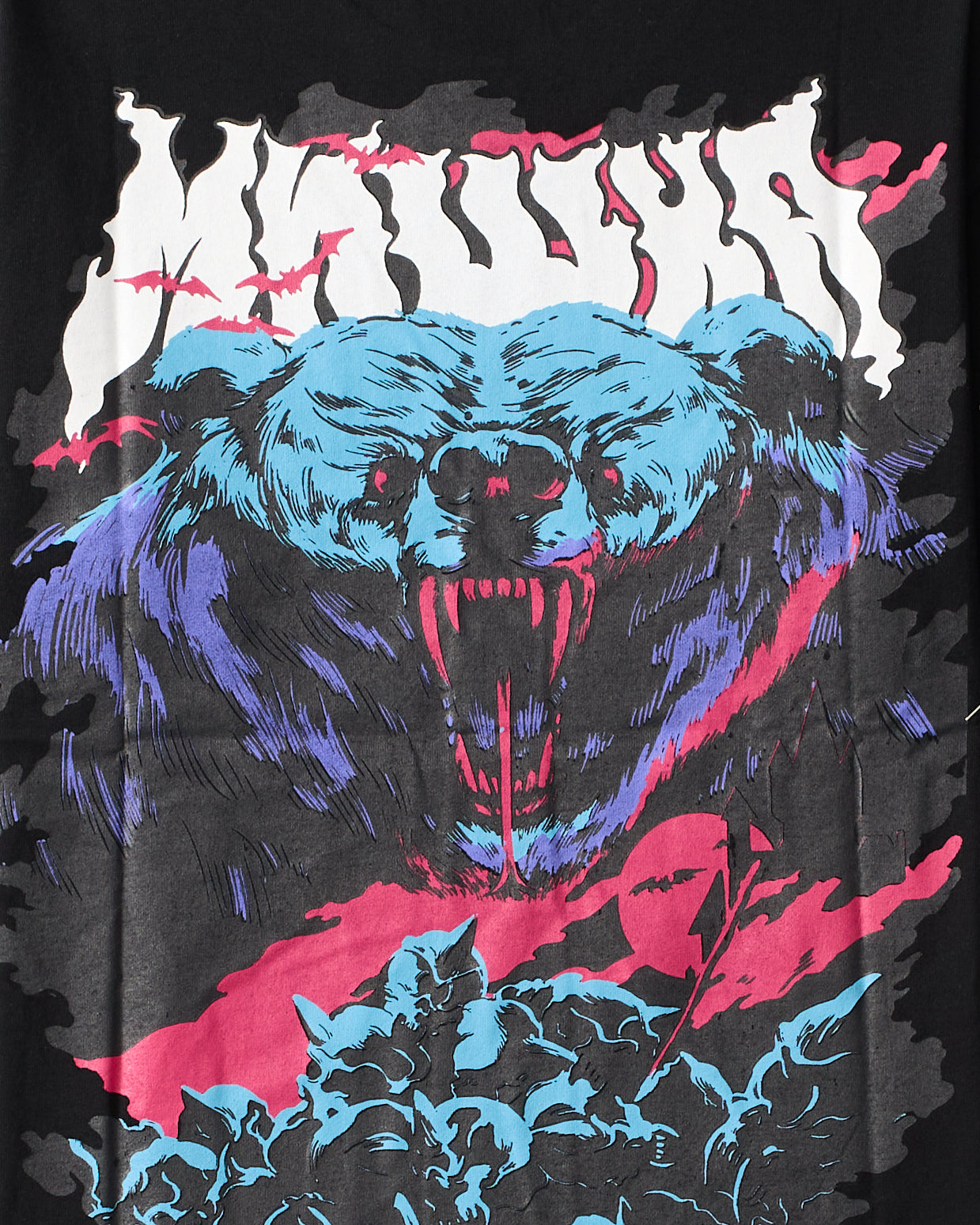 Mishka Graphic Print Tee - Black