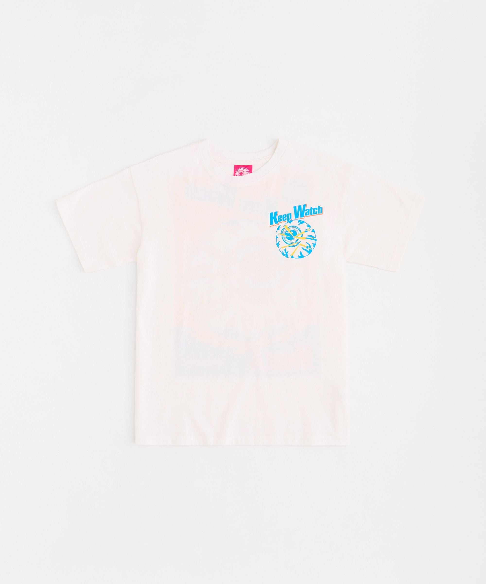 Kids Large Back Print Short Sleeve Tee - White