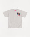 Kids Back Print Short Sleeve Tee - Grey
