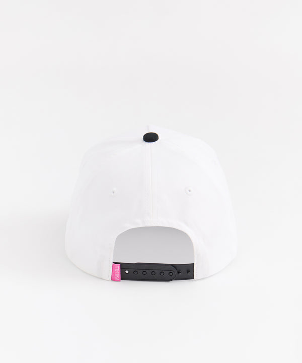 Mishka Keep Watch Racing Embroidered Cap - White