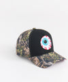Mishka Keep Watch Camo Embroidered Cap - Olive Green
