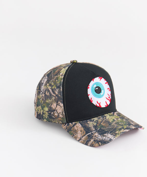 Mishka Keep Watch Camo Embroidered Cap - Olive Green
