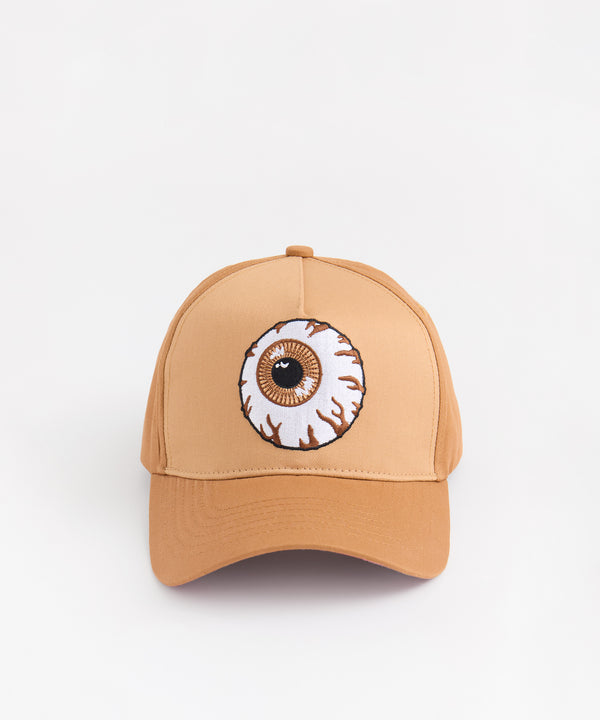 Mishka Keep Watch Natural Embroidered Cap - Khaki