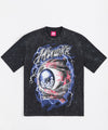 Mishka Eye Washed Graphic Short Sleeve Tee - Black