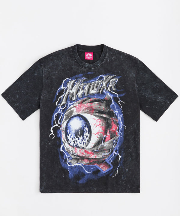 Mishka Eye Washed Graphic Short Sleeve Tee - Black