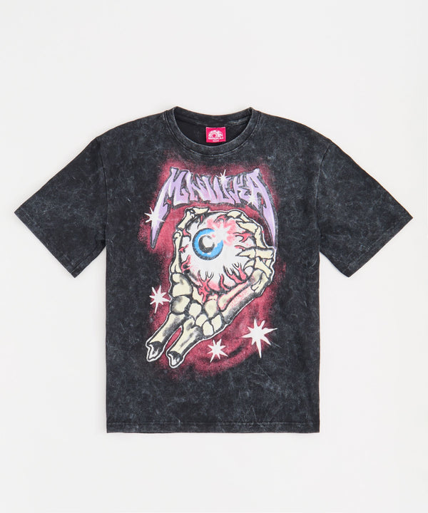 Mishka Graphic Washed Short Sleeve Tee - Black