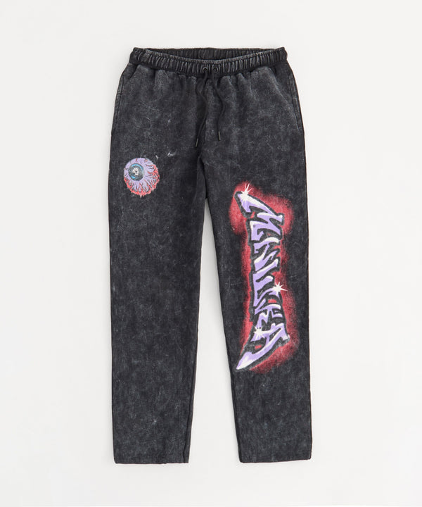Mishka Graphic Washed Sweats - Black