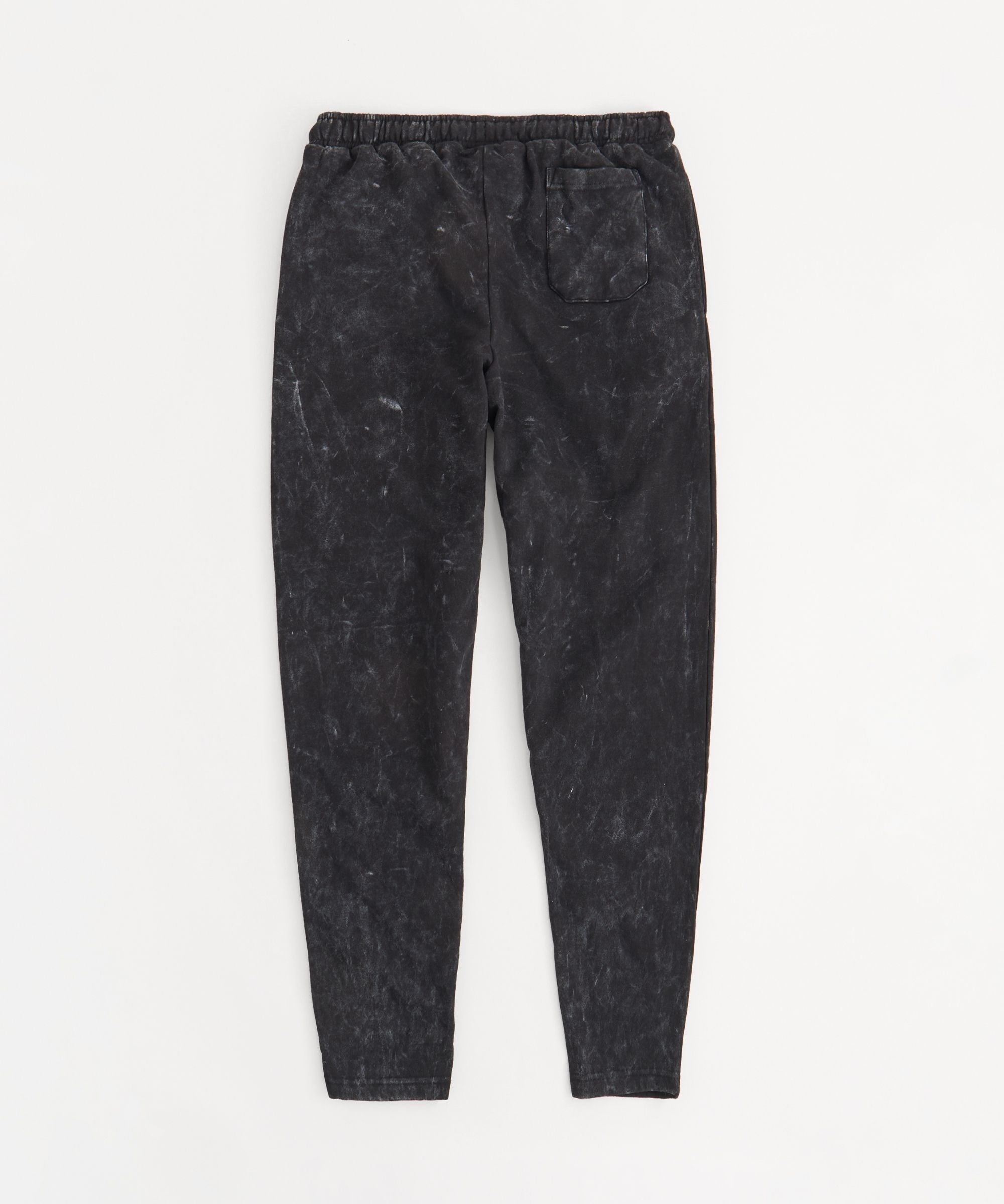 Mishka Graphic Print Washed Pants - Black