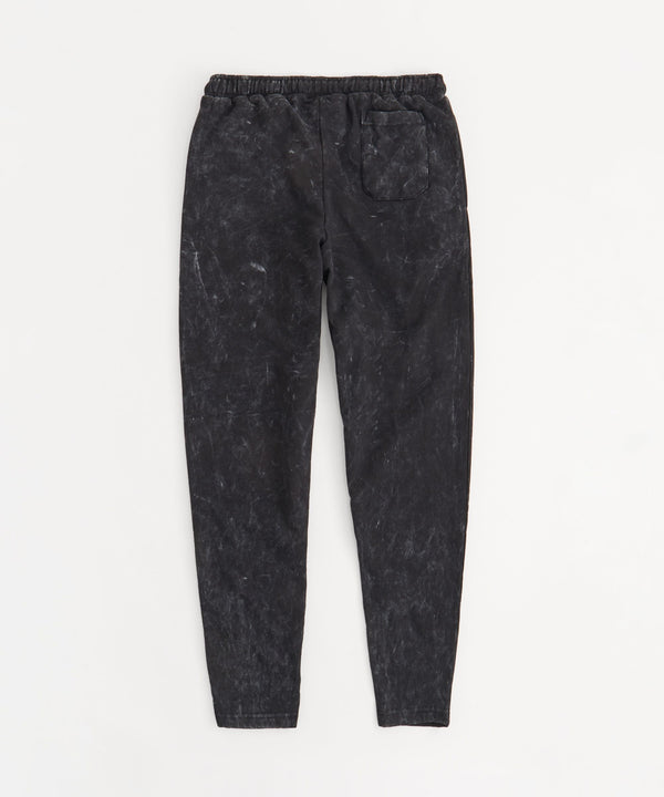 Mishka Graphic Print Washed Pants - Black