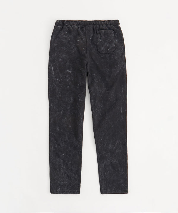 Mishka Graphic Print Washed Sweats - Black