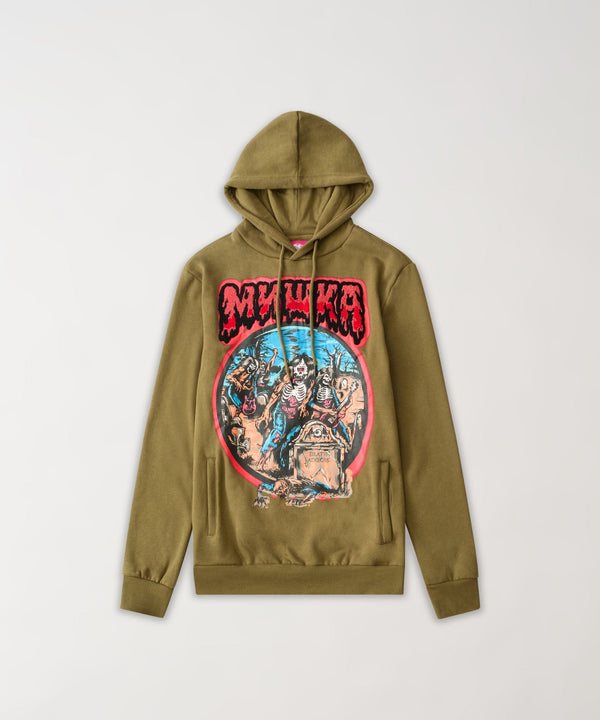 Band Hoodie - Olive Green