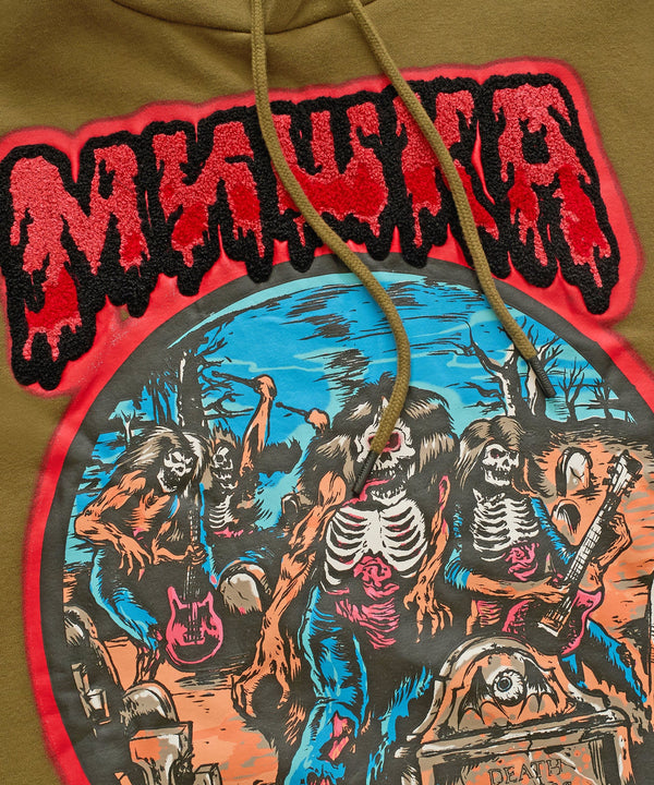 Band Hoodie - Olive Green