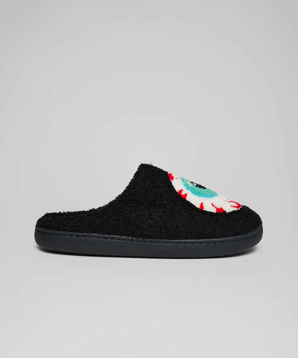 Keep Watch Slippers - Black