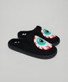 Keep Watch Slippers - Black