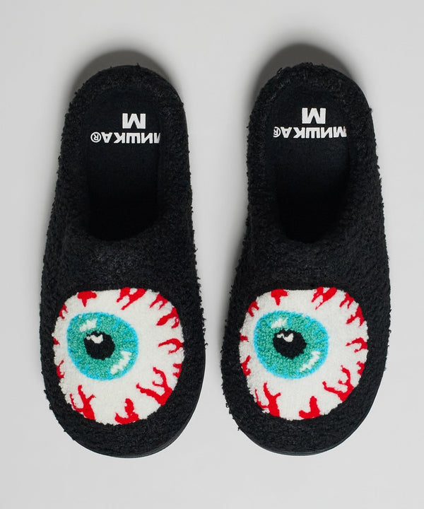 Keep Watch Slippers - Black