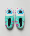 Keep Watch Eyeball Slippers - Aqua