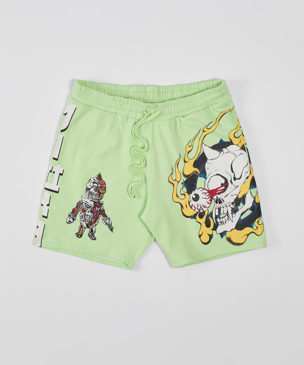 Foreign Fleece Shorts - Light Green