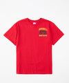 Old English Short Sleeve Back Print Tee -  Red