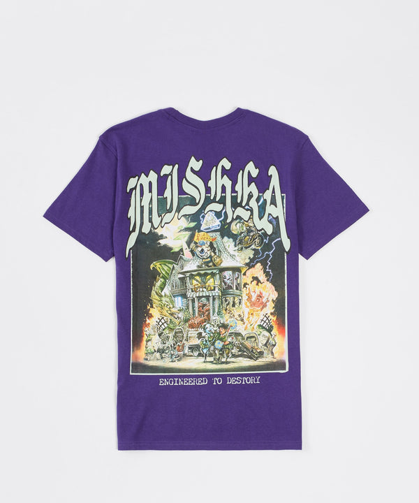 Haunted Short Sleeve Tee - Purple